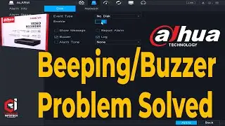 How to Solve DAHUA DVR Beeping/Buzzer Problem | Turn Off HDD Error Beep | Creative Infotech