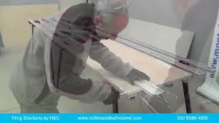 How to cut large format and thick tiles in a simple and easy way