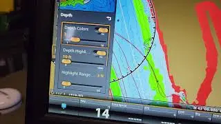 Setting Depth Color Contours on Humminbird Onix with Humminbird Lake Maps