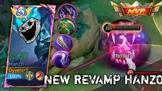 NEW REVAMP HANZO IS OP😱🔥🔥 FULL BUILD/ROTATION - MLBB