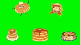 Pancake Animation Green Screen