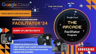 How To Join Google Cloud Arcade Facilitator 2024 | Free Swags & Goodies | Free GCloud Exam Voucher!