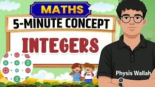 Learn Integers in 5 mins | Math For Class 6th to Class 8th