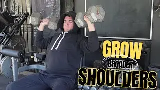 DO THESE 3 EXERCISES TO GROW WIDER SHOULDERS