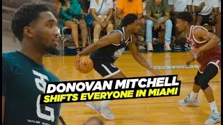 Donovan Mitchell BREAKING ANKLES In Miami Pro Am!! Bam Adebayo & Darius Garland SNAP!!