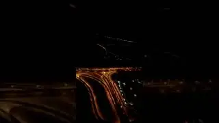 Ночной взлёт из Москвы!