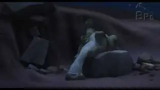 Sid the sloth from Ace Age try to sleep on rock
