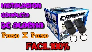 COMO INSTALAR UNA ALARMA A UN COCHE | PASO X PASO BIEN EXPLICADO | Chevy Pop | YerYo Tuning