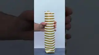 Easy way to wrap a bottle! 