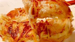 ONLY 1 POTATO!!!😲YUM Potato Pancake! GOD, HOW DELICIOUS! Quick Easy Recipe