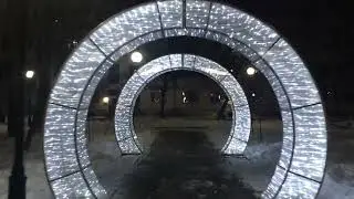 Тюмень скверы и парки зима