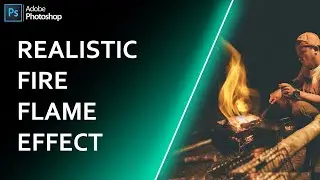 Realistic Fire Flame Effect In Photoshop cc | Photoshop Tutorial