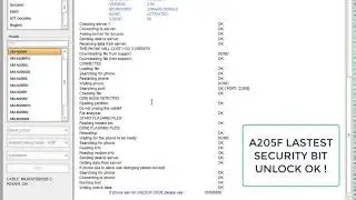 Samsung A205F / A20 Lastest Security BIT unlock by JUMARS DONGLE !