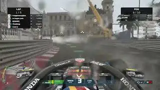 surviving WET MONACO online with simulation damage | F1 2021