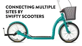 Connecting multiple sites by Swifty Scooter Bruntwood SciTech partnership