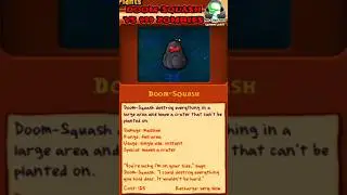 DOOM-SQUASH VS 999 ZOMBIES - Plants Vs Zombies 