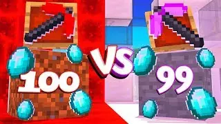 КИРКА ИЗ СТЕКЛА ЗА 1$ ПРОТИВ РЕДСТОУН КИРКИ ЗА 9999$! БИТВА КИРОК НУБОВ В МАЙНКРАФТ