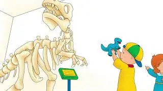 Caillou - The Dinosaur Museum - The Reading Corner