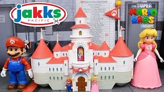 Jakks Pacific The Super Mario Bros. Movie Princess Peach Castle Playset Review!