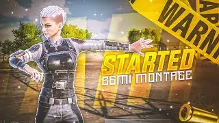 STARTED ⚡ // BGMI MONTAGE // IQOO Z3 5G