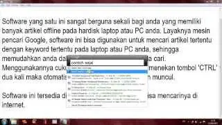 Offline Search Engine (Google Desktop)