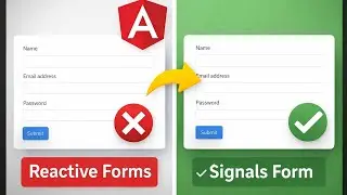 Angular Signals Form – The Right Way to Build Fast Forms | Angular tutorial 