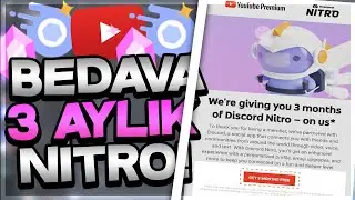 YouTube 3 Aylık Bedava Nitro Dağıtıyor | Sakın Kaçırma! 😱