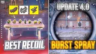 PUBG Mobile 4.0 | Best 3x & 4x Sensitivity – Zero Recoil + Burst Spray Accuracy