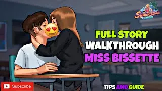 Summertime Saga Walkthrough Gameplay - Full Story Miss Bissette || Tips And Guide Gameplay