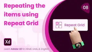 Repeating Items in XD Using Repeat Grid | Adobe XD | Tutorial 8