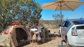 How to live out of your car | Suanne Shows Her Toyota Prius set-up