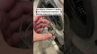 Как убрать плесень и грибок из стиральной машины! Мастер поделился секретом! 
