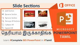 MS PowerPoint Tamil | Section Slide