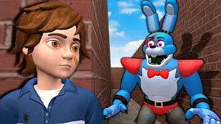 I found GLAMROCK BONNIE in a FNAF Maze! (Garry's Mod)