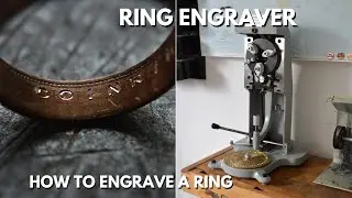Ring engraver / How to engrave a ring / engraving a ring / text on ring / enscribing a ring