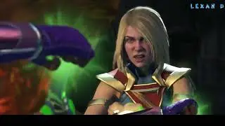 Injustice 2 - Старфаер против Супергёрл & ПауэрГёрл - Intros & Clashes (rus)