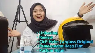 UNBOXING & REVIEW HELM CARGLOSS ORIGINAL DI SHOPEE ||VIVITDC CHANEL