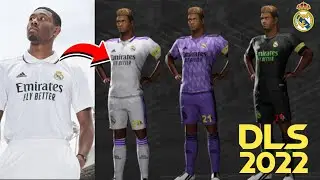 ✅ Como Colocar los Kits Y Escudo Del Real Madrid 2022-2023 Para Dream League Soccer 2022