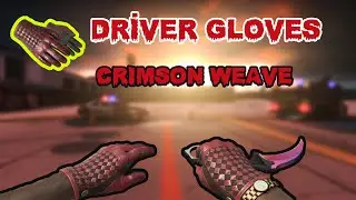 CSGO DRİVER GLOVES ''CRİMSON WEAVE''//CS 1.6 CS GO SKİN PACK