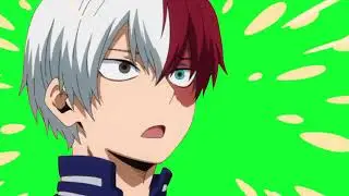 Shoto Todoroki Anime Green Screen
