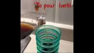 What does TO POUR mean?
