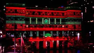 Vivid Sydney - Customs House Light Show (Building Projection)