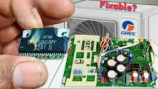 Can a Gree Mini Split AC Circuit Be Fixed If the Fan IPM Is Shorted?