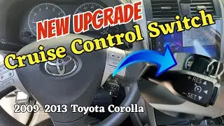Toyota Corolla Gets OEM Cruise Control Switch Installed | 2009-2013 | 10th Gen Toyota