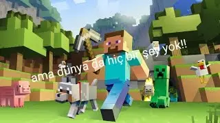 minecraft ama dünyada hiç birşey yook!!