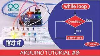 While loop in Arduino | Arduino Programming in Hindi - Tutorial #8