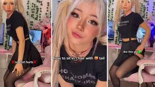 How to sit with a tail