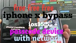 #iphone x #icloud bypass ios15.5✅ passcode device ✅with single