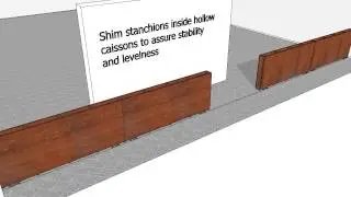 Courtroom Divider Installation