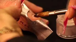 NSI Nails: Acrylic Stiletto Nail Tutorial (ft. Denise Wright)